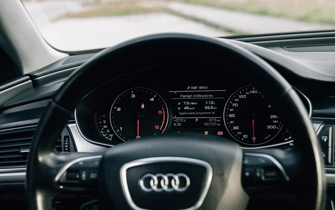 Audi A6 cena 62500 przebieg: 189000, rok produkcji 2011 z Kolbuszowa małe 56